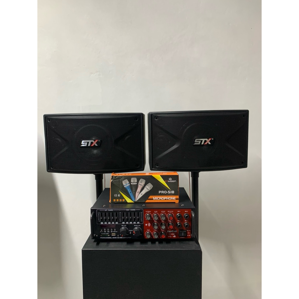 PAKET KARAOKE SOUND SYSTEM LENGKAP 8 INCH