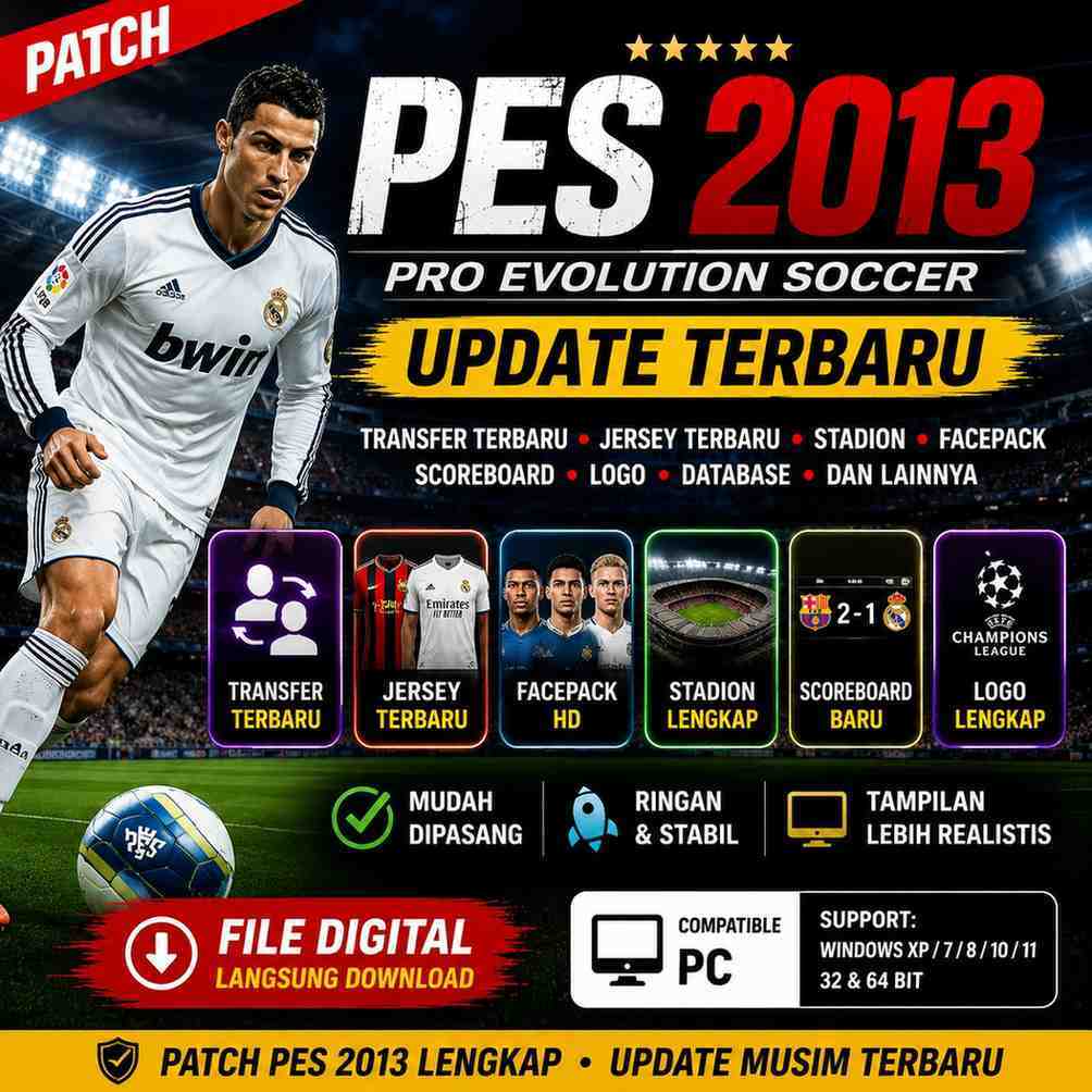 PES 2013 Patch Terbaru 2025/2026