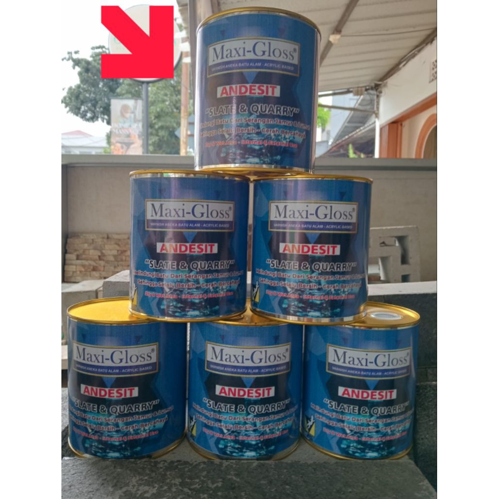 Coating  andesit pelapis batu alam isi 1 liter