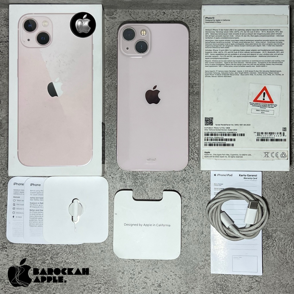 Iphone 13 128gb ibox resmi indonesia pink