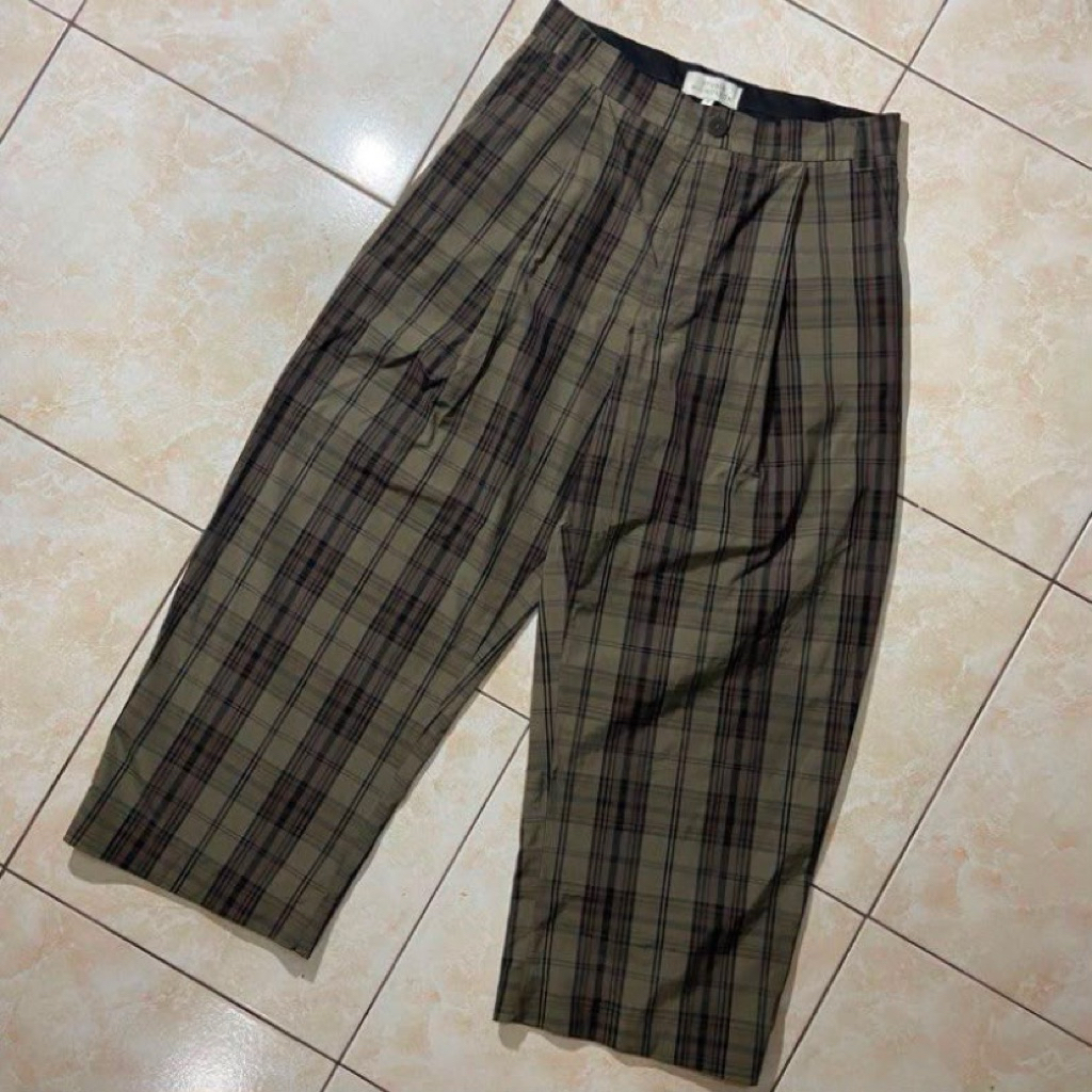 Studio nicholson modern prep tartan pants
