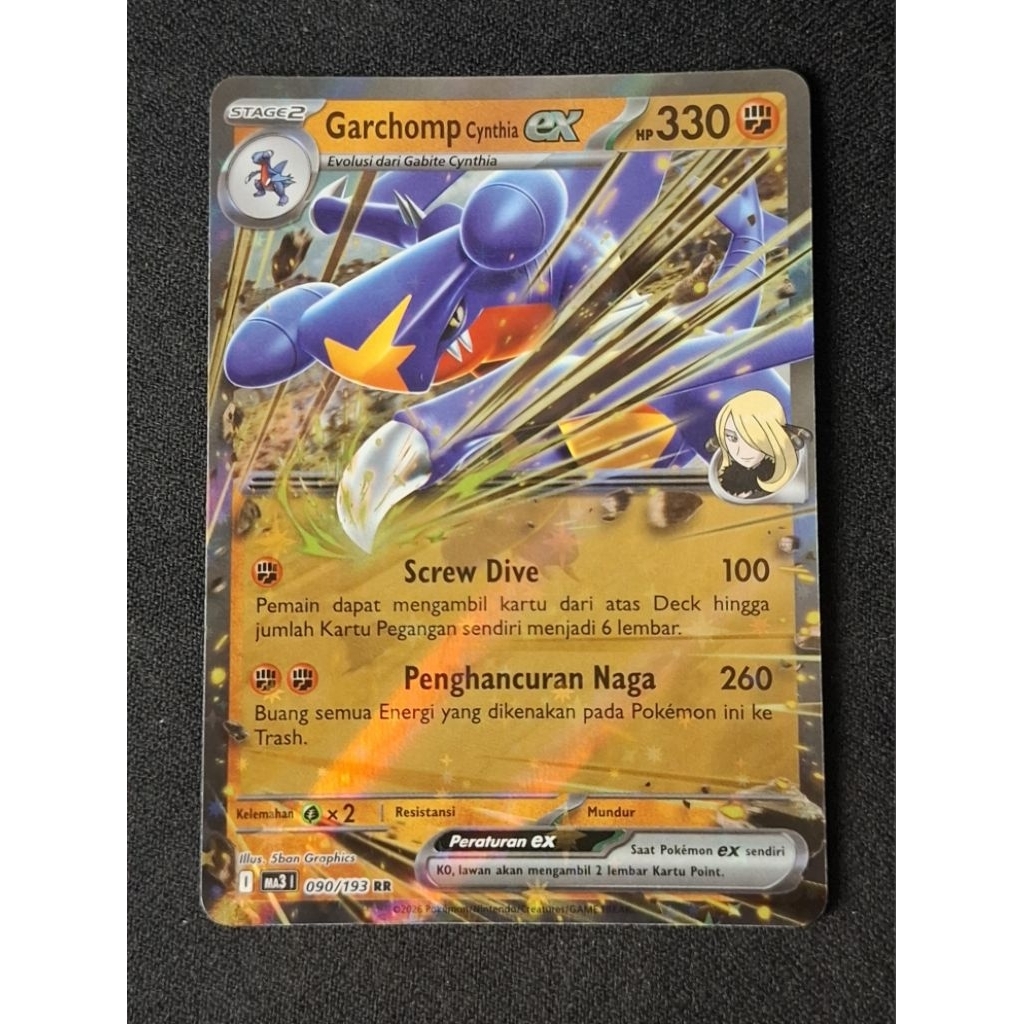 Garchomp Cynthia EX 090/193 ID Indonesia