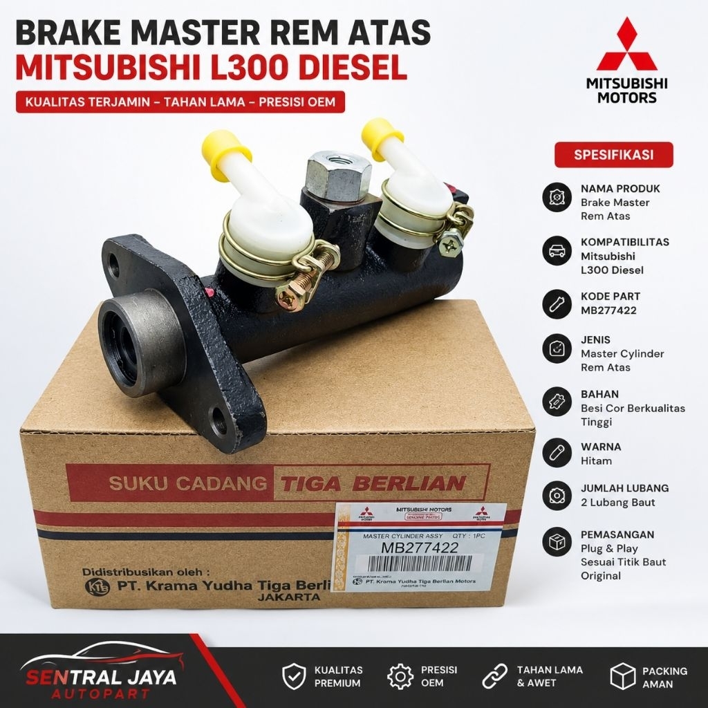 BRAKE MASTER REM ATAS MITSUBISHI L300 DIESEL MB277422 MASTER CYLINDER REM ATAS L300 DIESEL