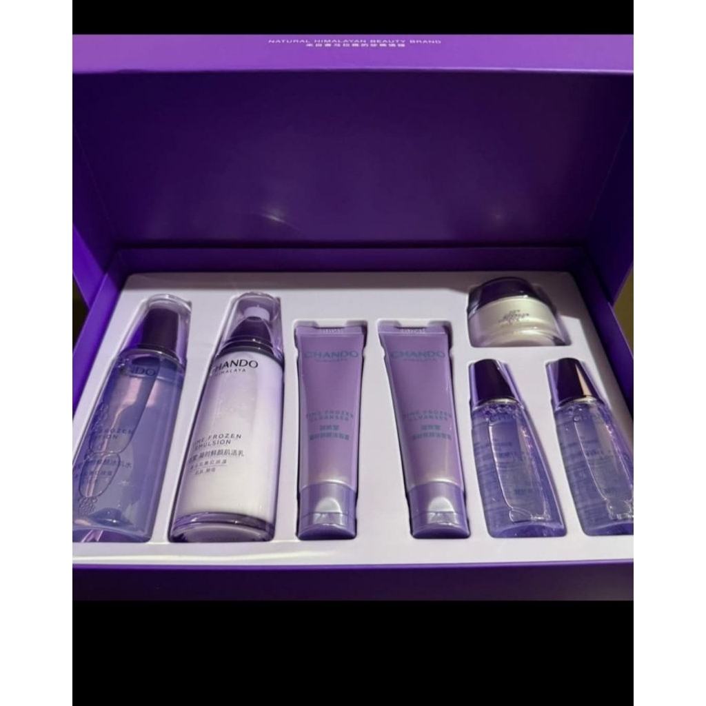 [PREORDER – CHANDO] Set Skincare Time Frozen 6 in 1 – Anti-Aging, Melembapkan & Mengencangkan Kulit