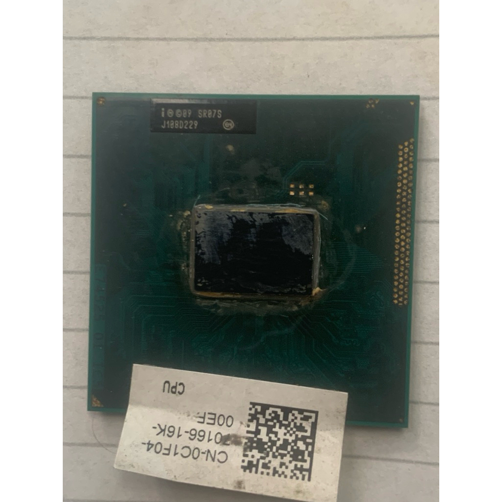 prosesor laptop Intel Core seri i3-2330M soket G2 (rPGA988B)
