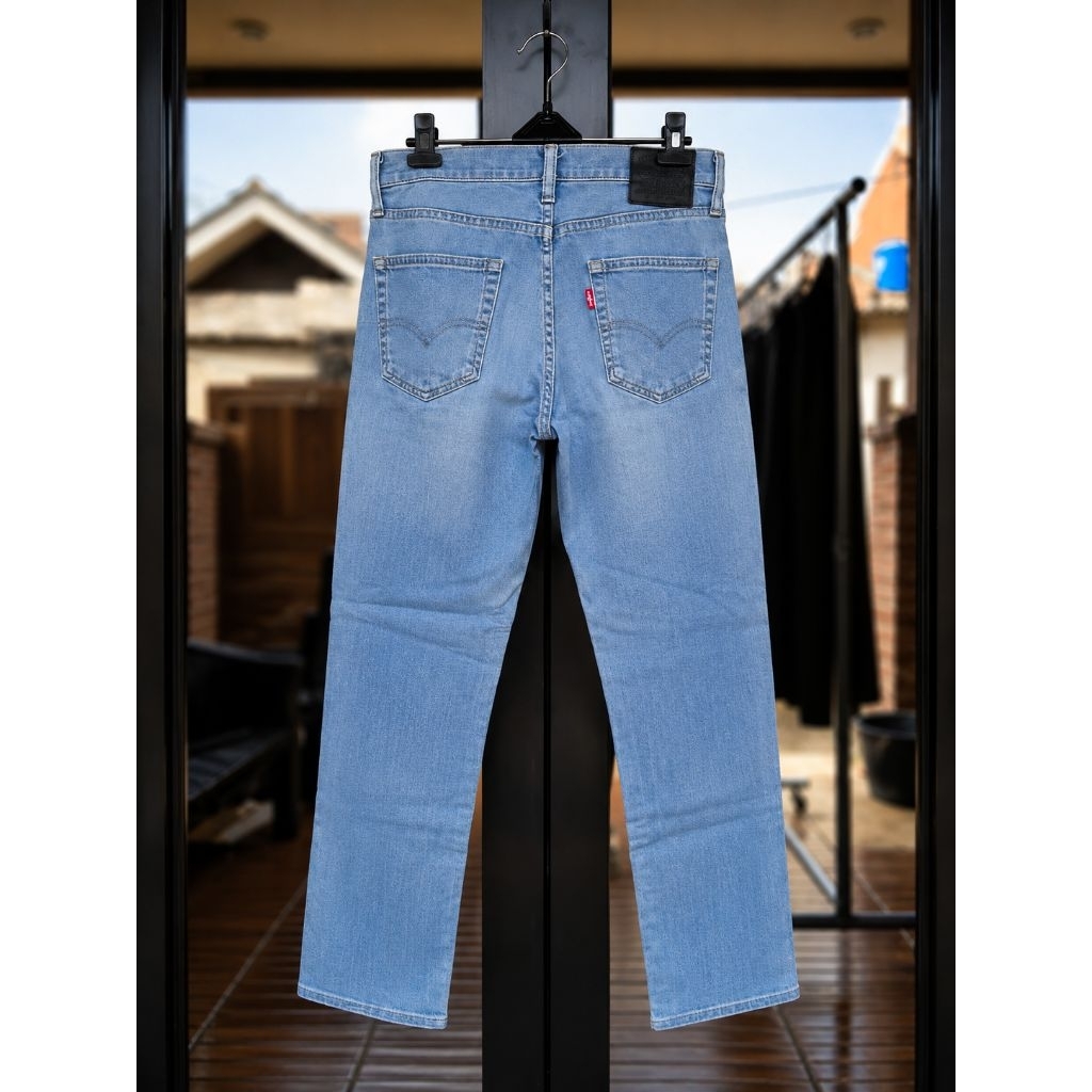 Levi's 511 jeans biru terang celana denim slim regular fit levis cewek wanita