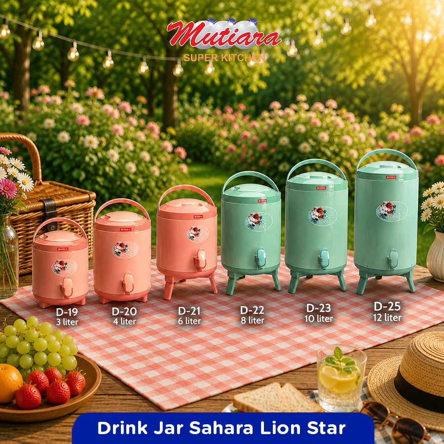 Drink Jar/ Termos Dispenser Plastik Sahara - Lion Star