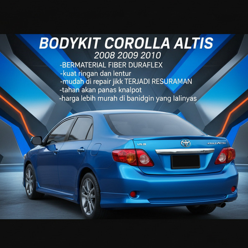 bodikit bodykit Toyota Altis 2008 2009 2010 BODY KIT COROLLA ALTIS