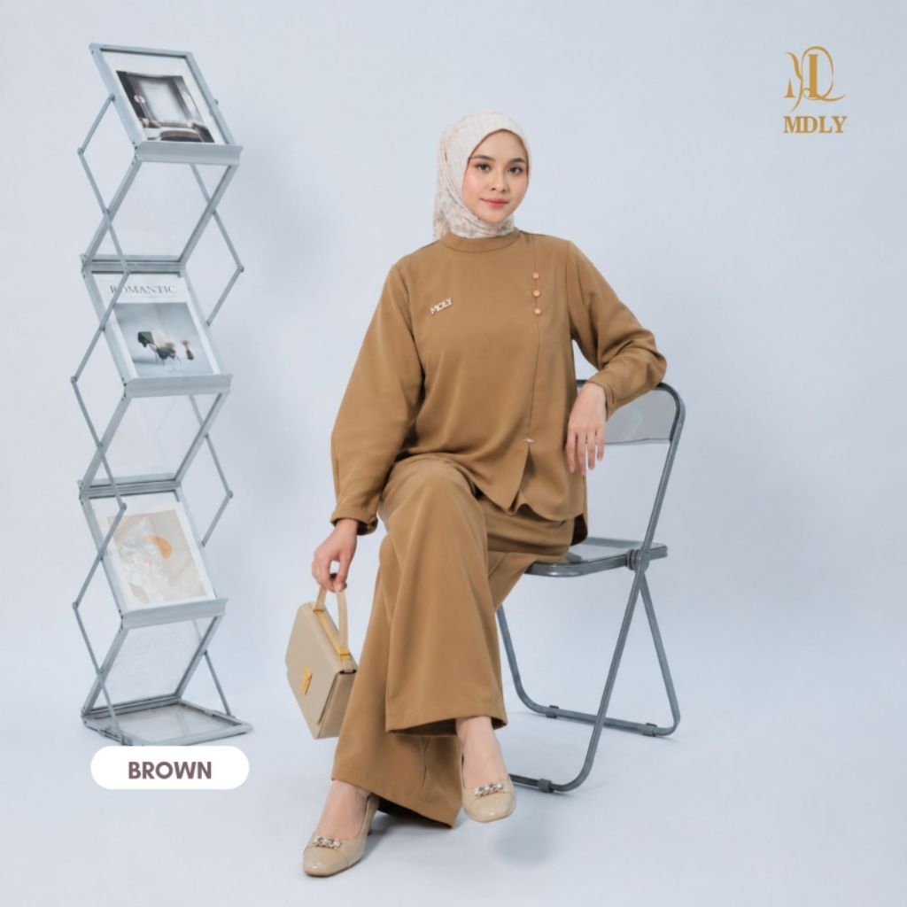 MDLY/One set audy by Mdly/One set terbaru/One set elegant/One set premium