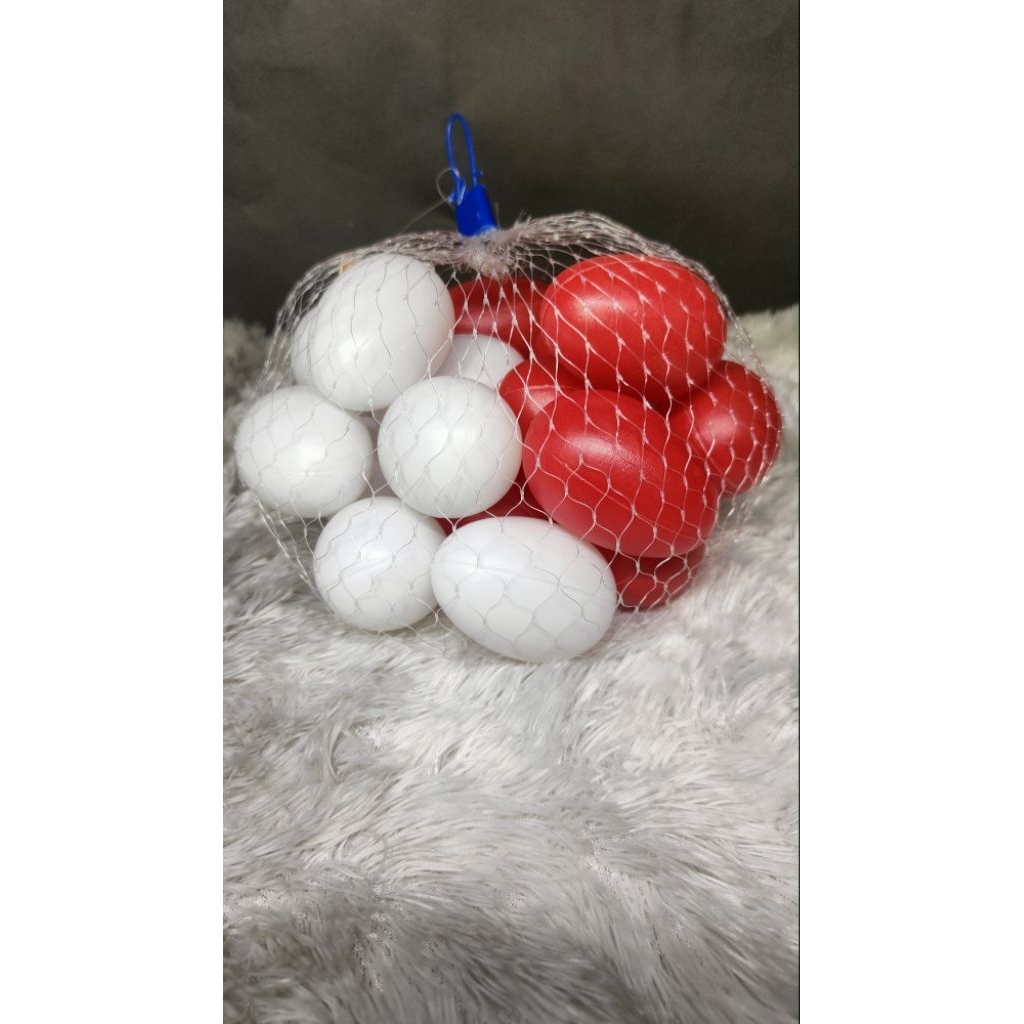 TELUR MERAH PUTIH// MAINAN TELUR // TELUR MERAH PUTIH