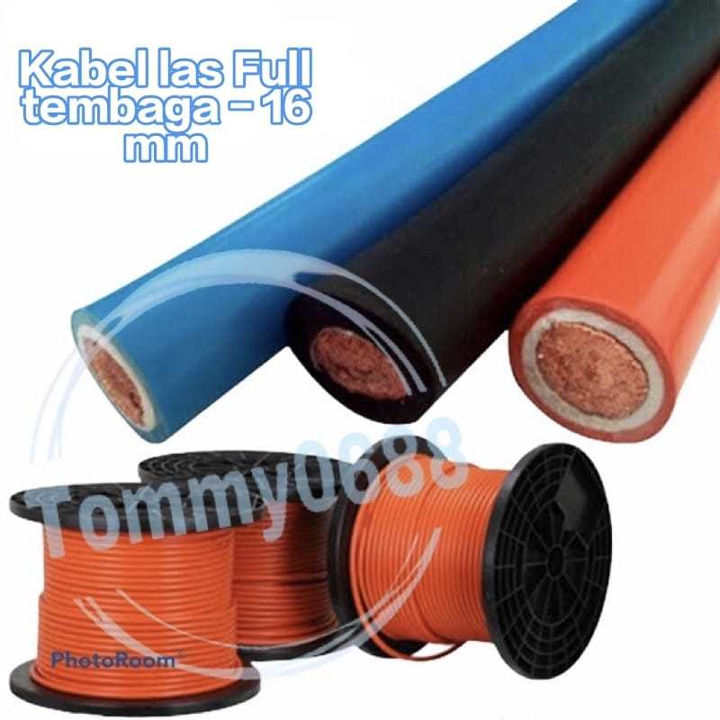 ORIGINAL KABEL LAS 16MM FULL TEMBAGA WELDING CABLE LAS