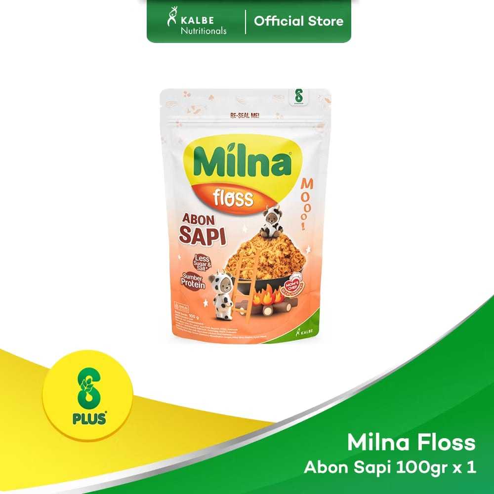 MILNA Floss - Abon Daging Sapi dan Abon Daging Ayam - Abon MPASI Bayi