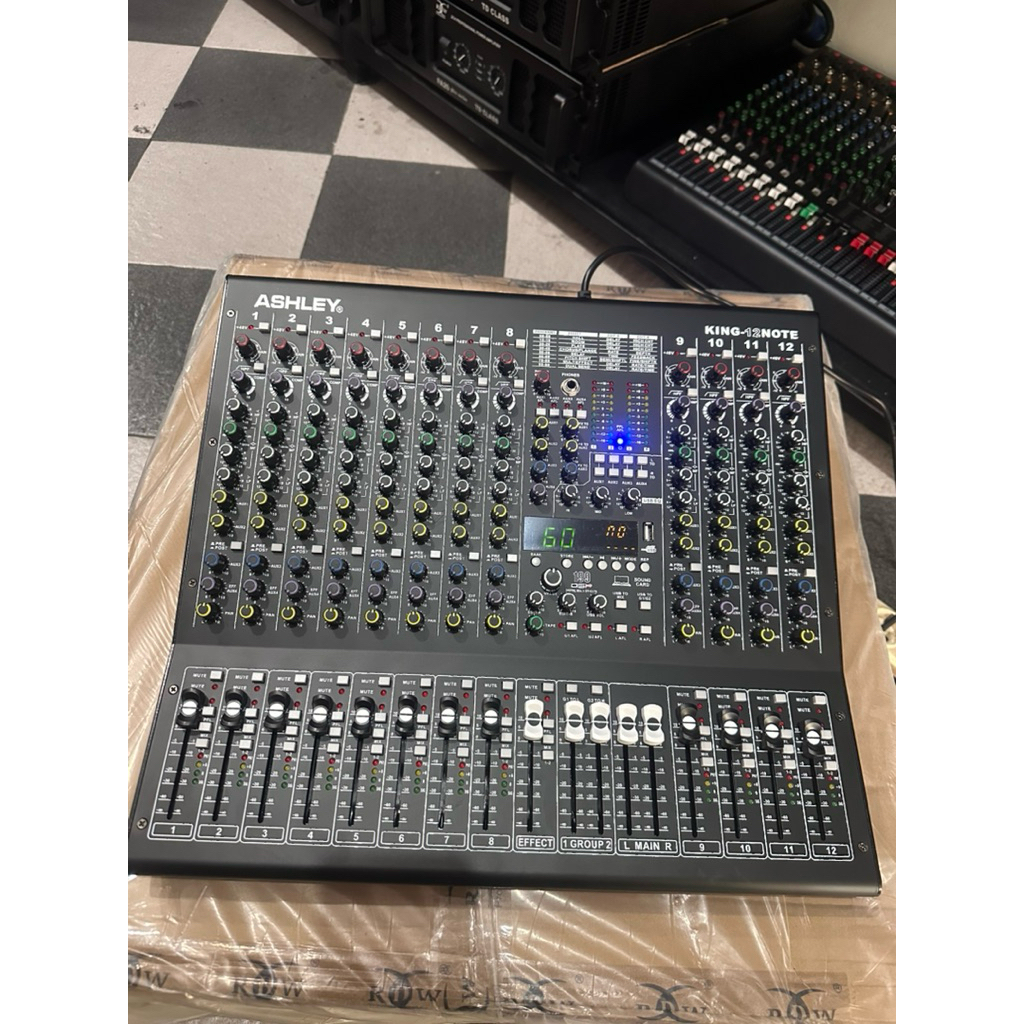 Mixer audio ashley king 12 note original