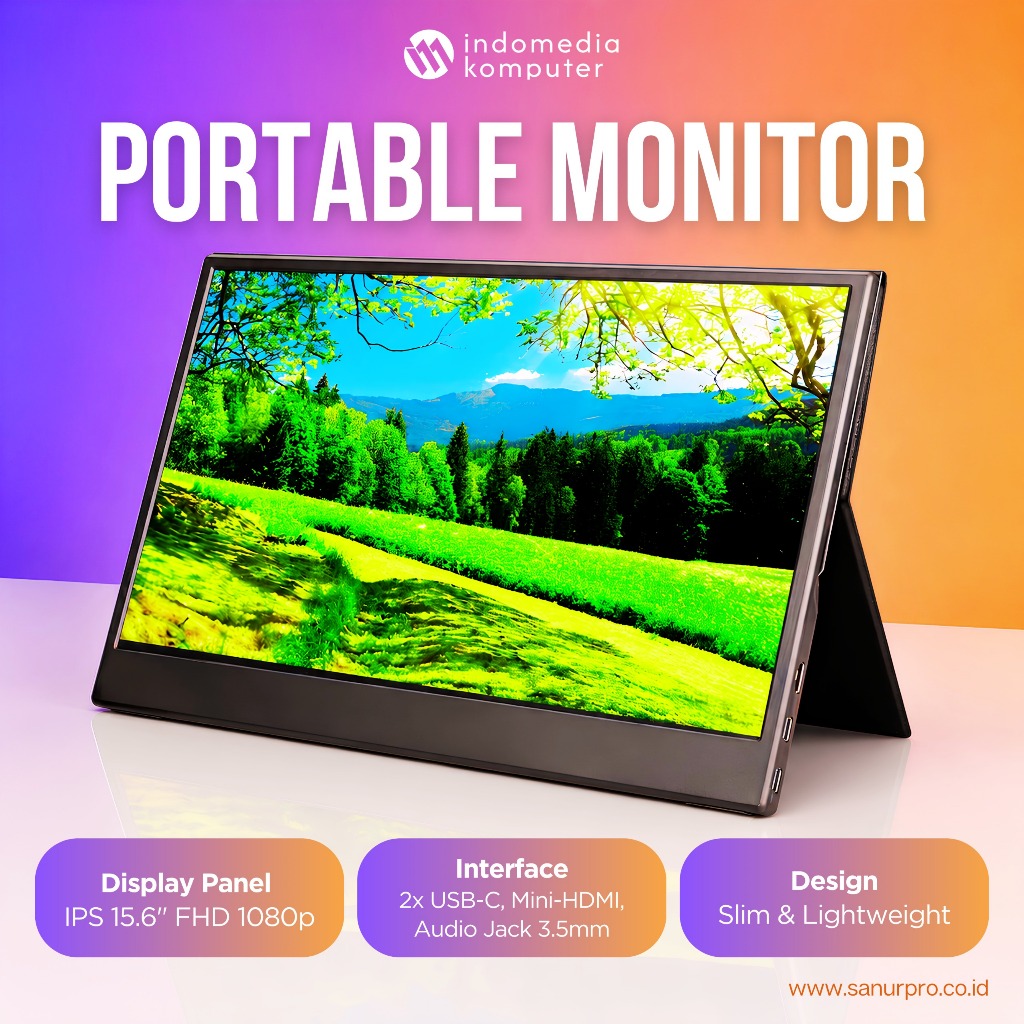 MONITOR PORTABLE 15.6" 1920x1080