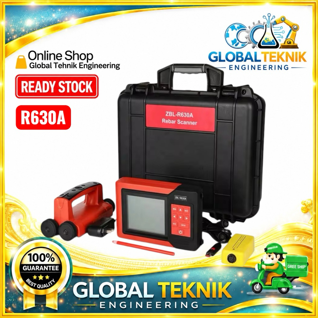 ZBl R630A Concrete Rebar Locator Scanner Ferromagnetic Detector ZBL