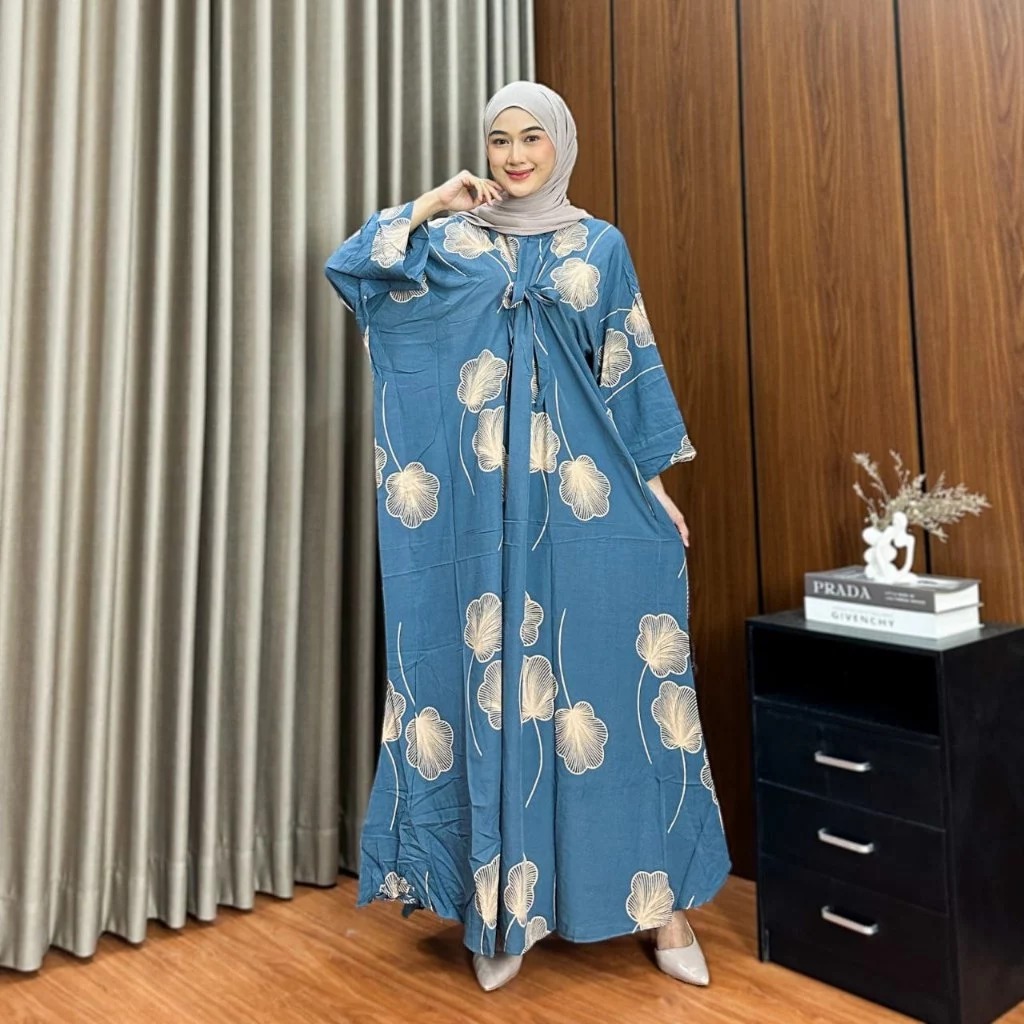 Kaftan Rumi Gamis Abaya Rayon Mewah Nyaman LD 170