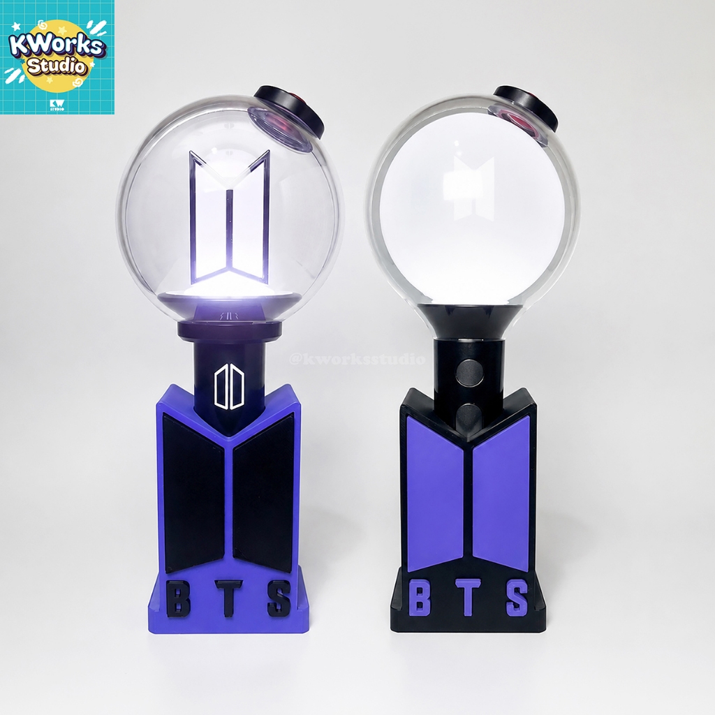BTS Lightstick V4 & SE Stand Cradle (ARMY Bomb) | Holder BTS Lightstick Logo Cradle