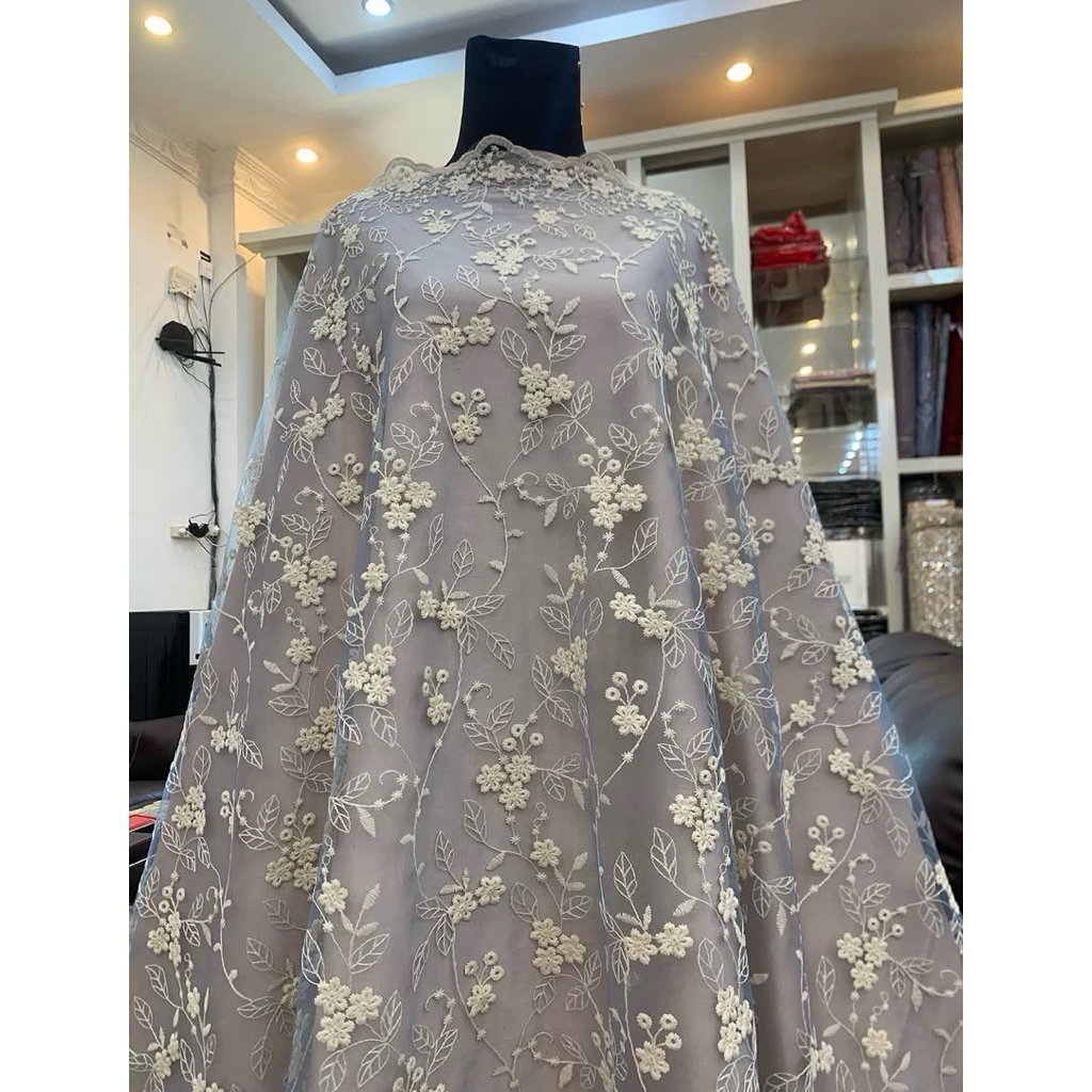 Brokat Tulle Bunga Kecil 55 By Qonita Textile