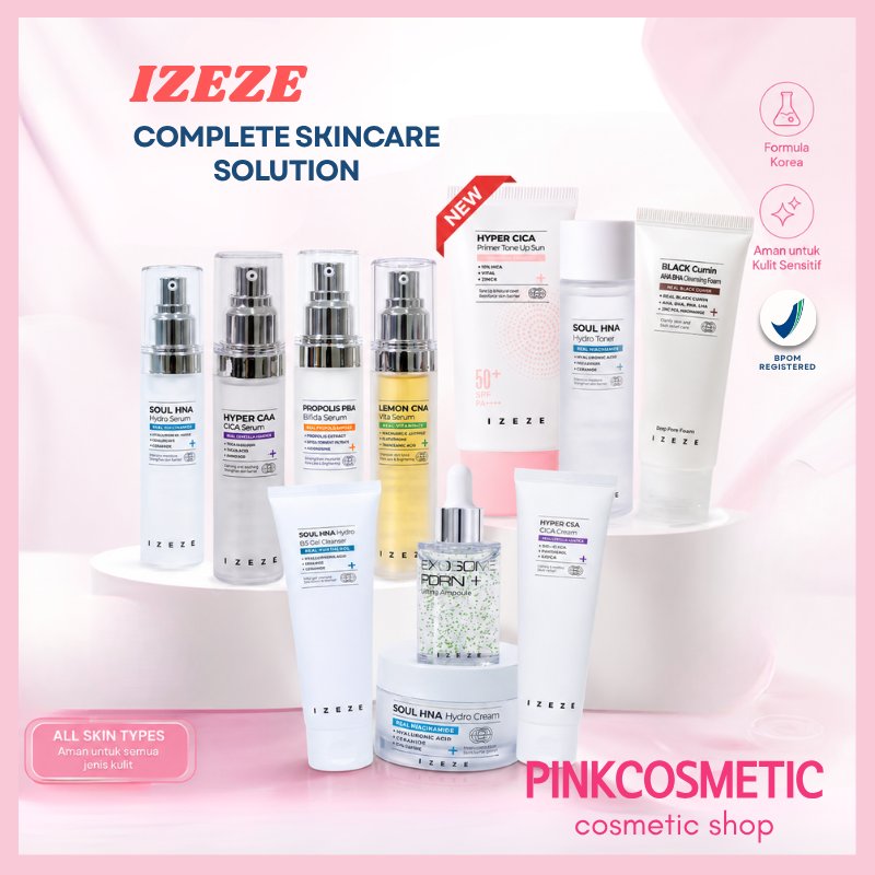 Izeze Collection Perawatan, Pencerah, Booster Ampoul, Eyecream dan Suncream | All Variant