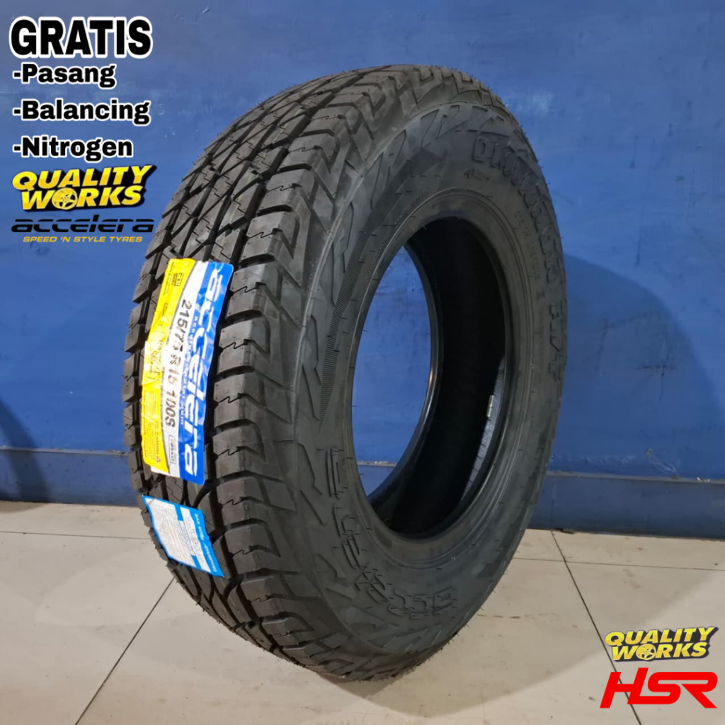 BAN MOBIL 215 75 R15 ACCELERA OMIKRON AT - BAN MOBIL RING 15 UKURAN 215/75 R15 AT