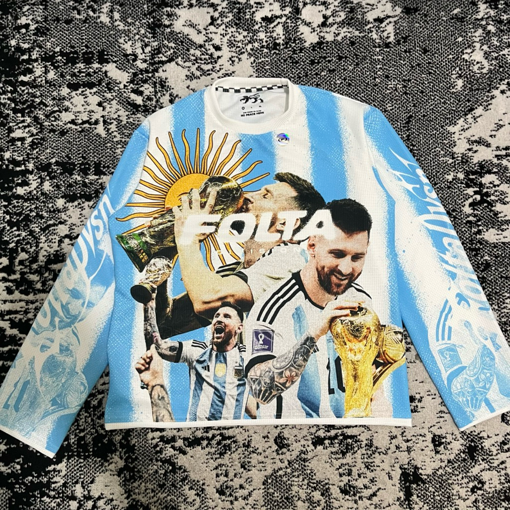 LONGSLEEVE WAFFLE  ( L. MESSI WC 2022 )