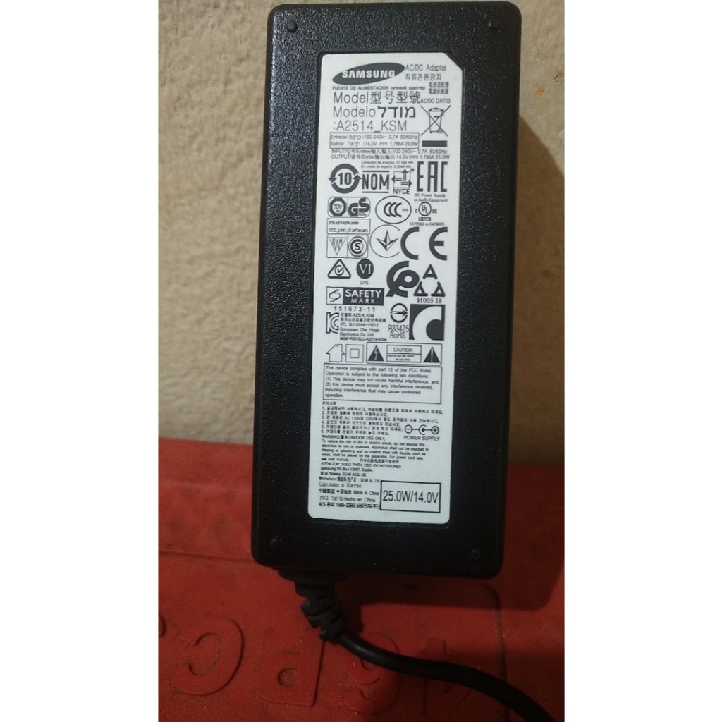 Adapter Original Monitor Samsung CF390 / C24f390FHE 24inch Curved