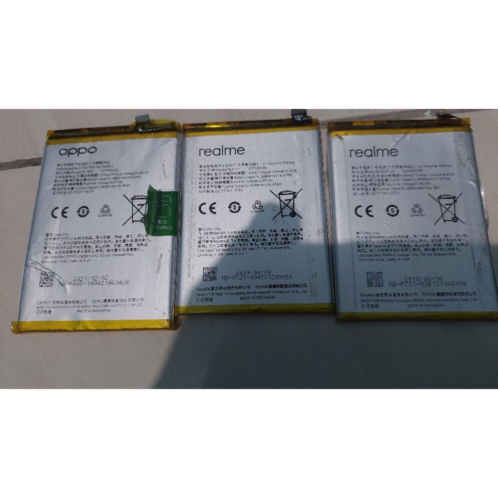 batre hp cabutan relmi3 sama oppo 100000 3biji