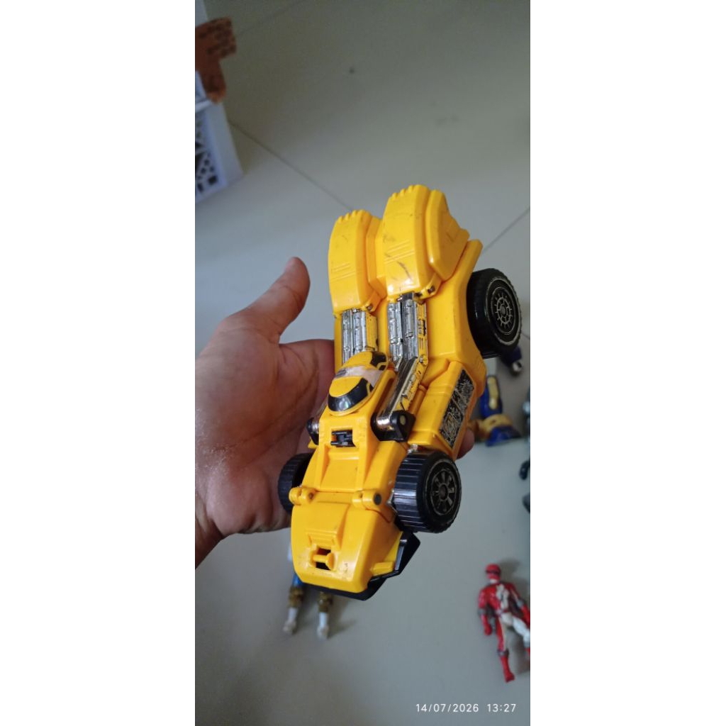 Figure - Robot Bandai VRV Robo / Star Racer Rescue Megazord - Power Rangers Turbo (Preloved)