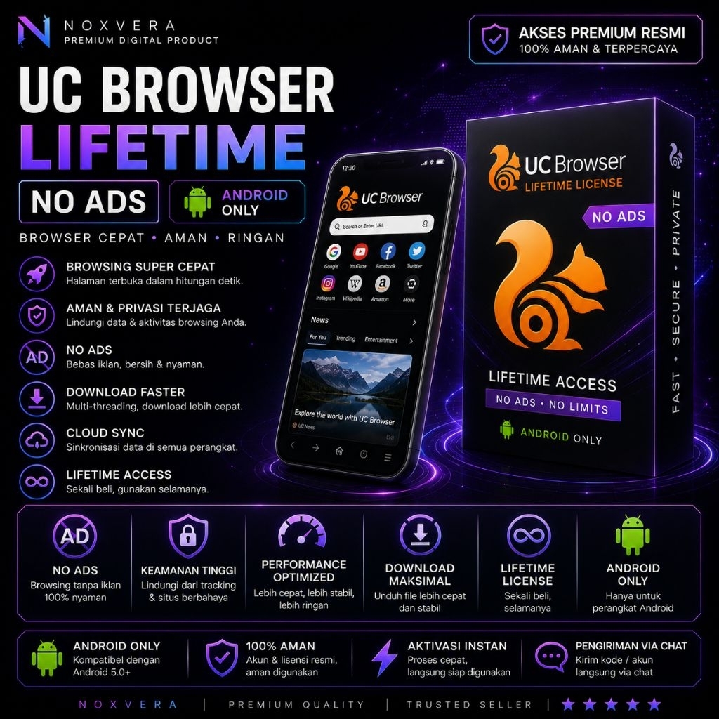 UC Browser Premium Lifetime | No Ads