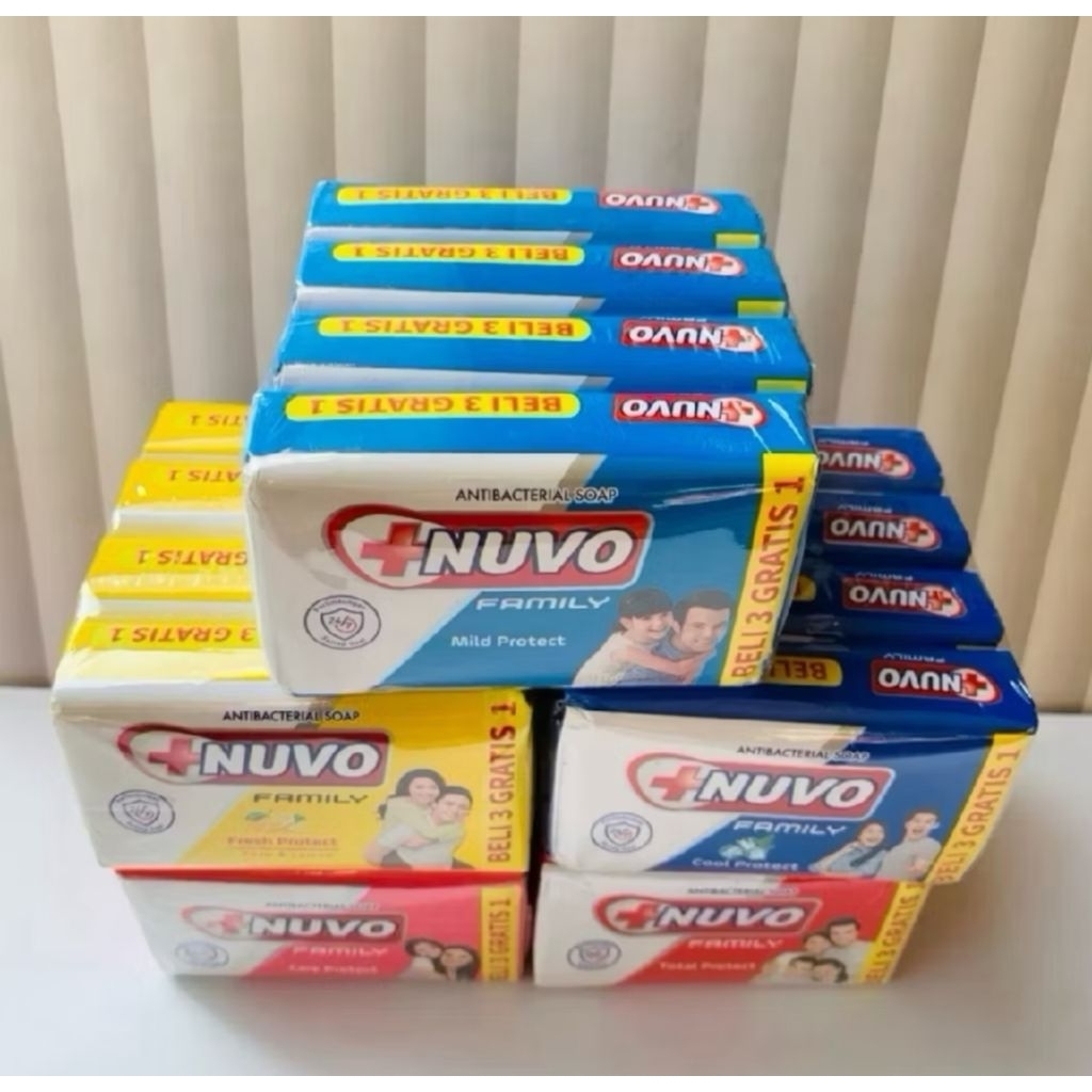 Sabun NUVO Batang 100gr Banded (1 Banded Isi 4Pcs)