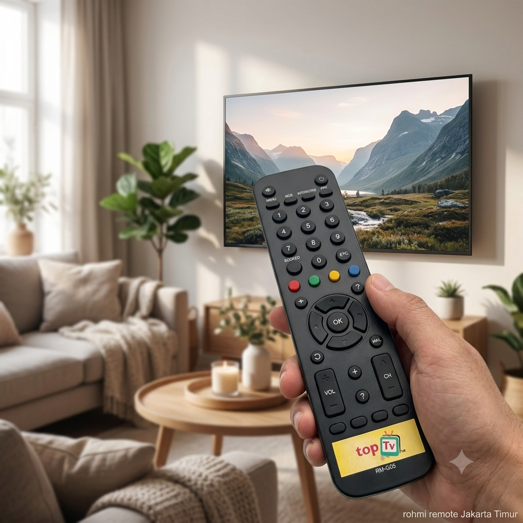 REMOTE REMOT RECEIVER PARABOLA TOP TV INDOVISION ORIGINAL ASLI