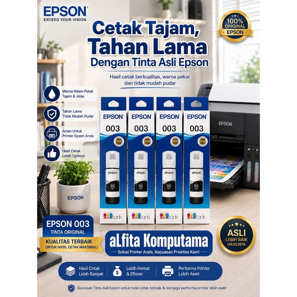 Tinta epson ori 003