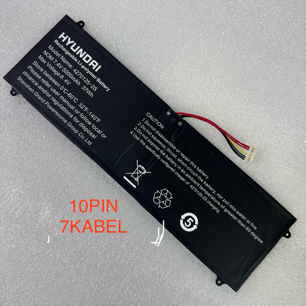 Baterai Laptop Hyundai AXIOO Axioo Mybook 14H PN1305P/2180M PN1413P/2170N 7Kabel Tengah