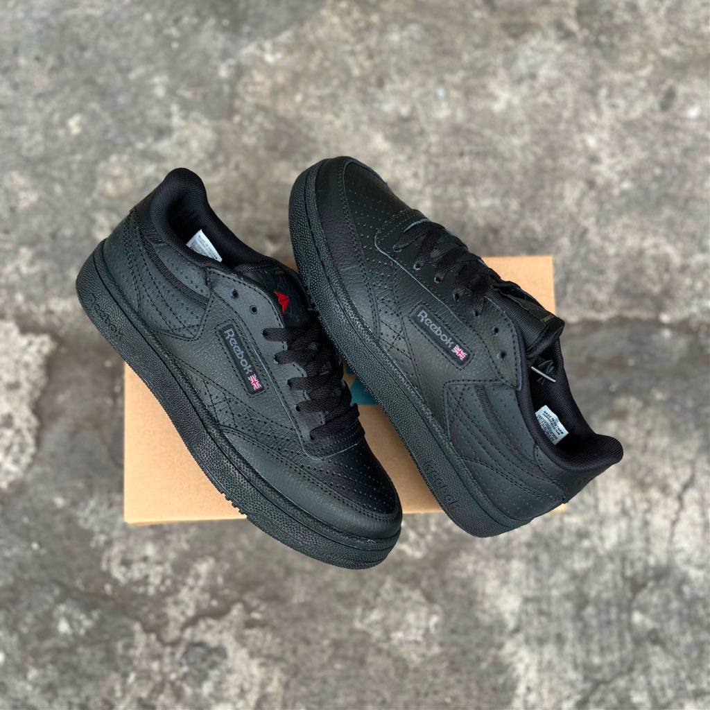 ( ARMX ) Reebok C85 Leather All Black