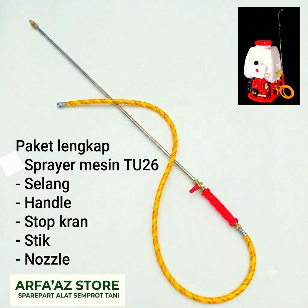 Paket lengkap komplit sprayer mesin TU26 tanki semprot