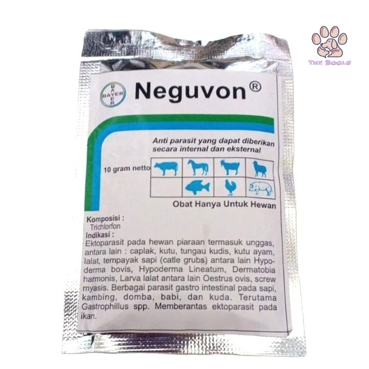 (The Bool's) NEGUVON BAYER ORIGINAL10 GRAM PEMBASMI SERANGGA DAN PARASIT
