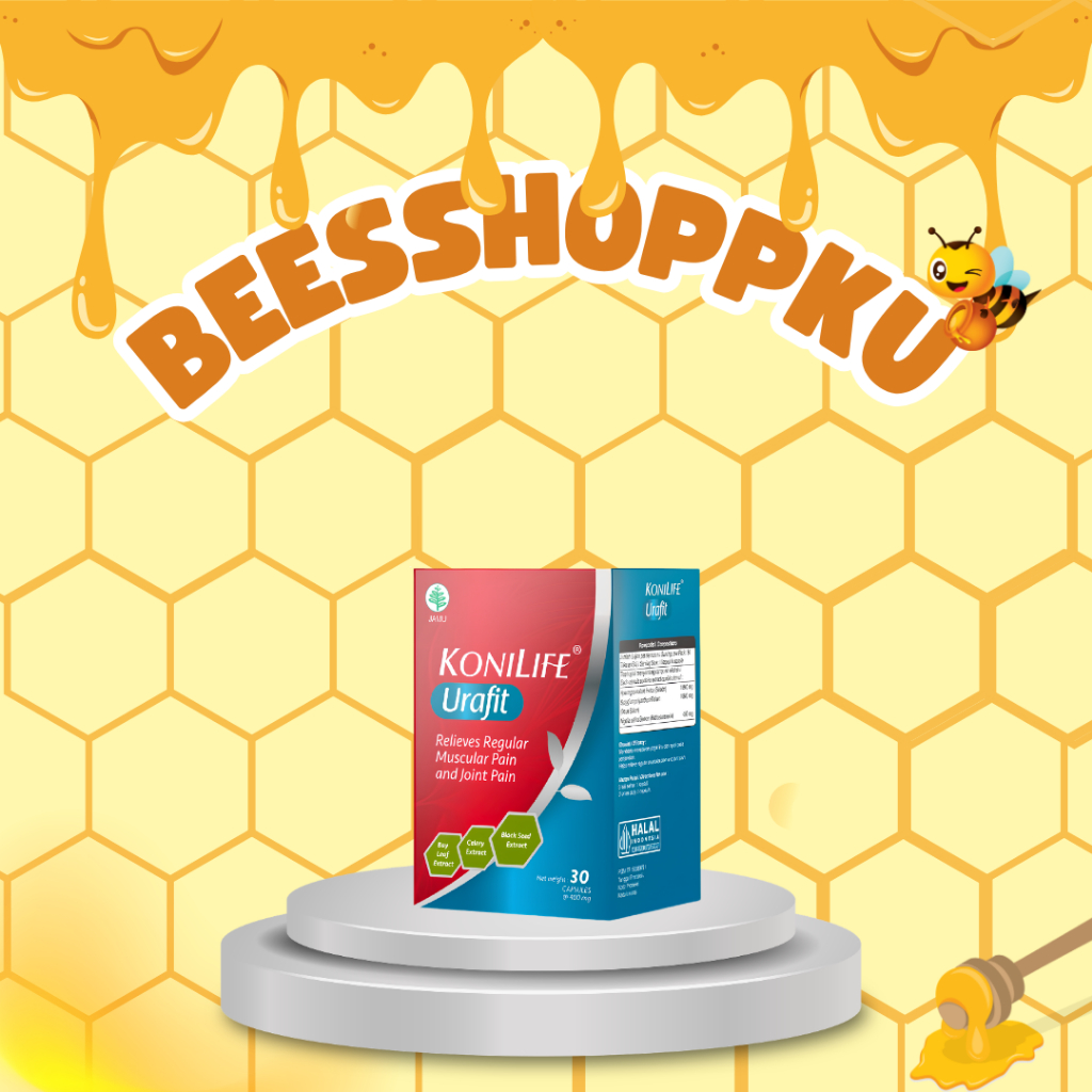 Konilife Urafit Food Supplement Botol 30 Alami Bebas Asam Urat, Halal