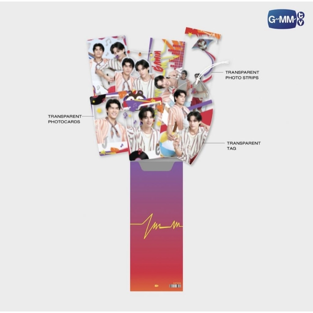 Joss Gawin Transparent Photoset heat and beat concert - joss gawin photocard GMMTV fanday konser