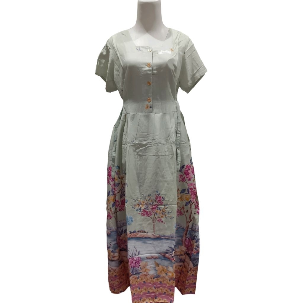 Daster Ria Kencana Lengan Pendek Home Dress Batik Kekinian Murah