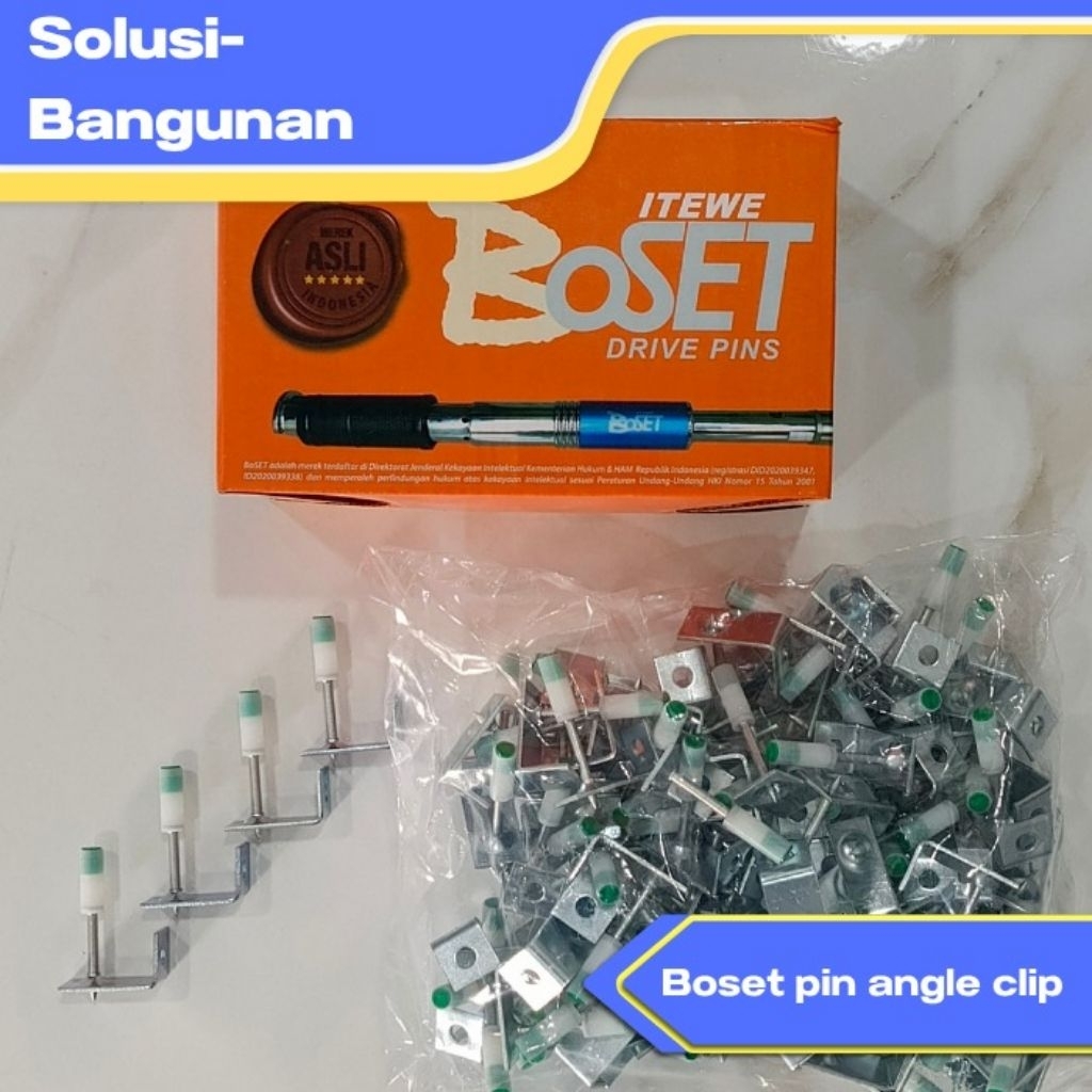 Boset pin angel clip / boset ramset