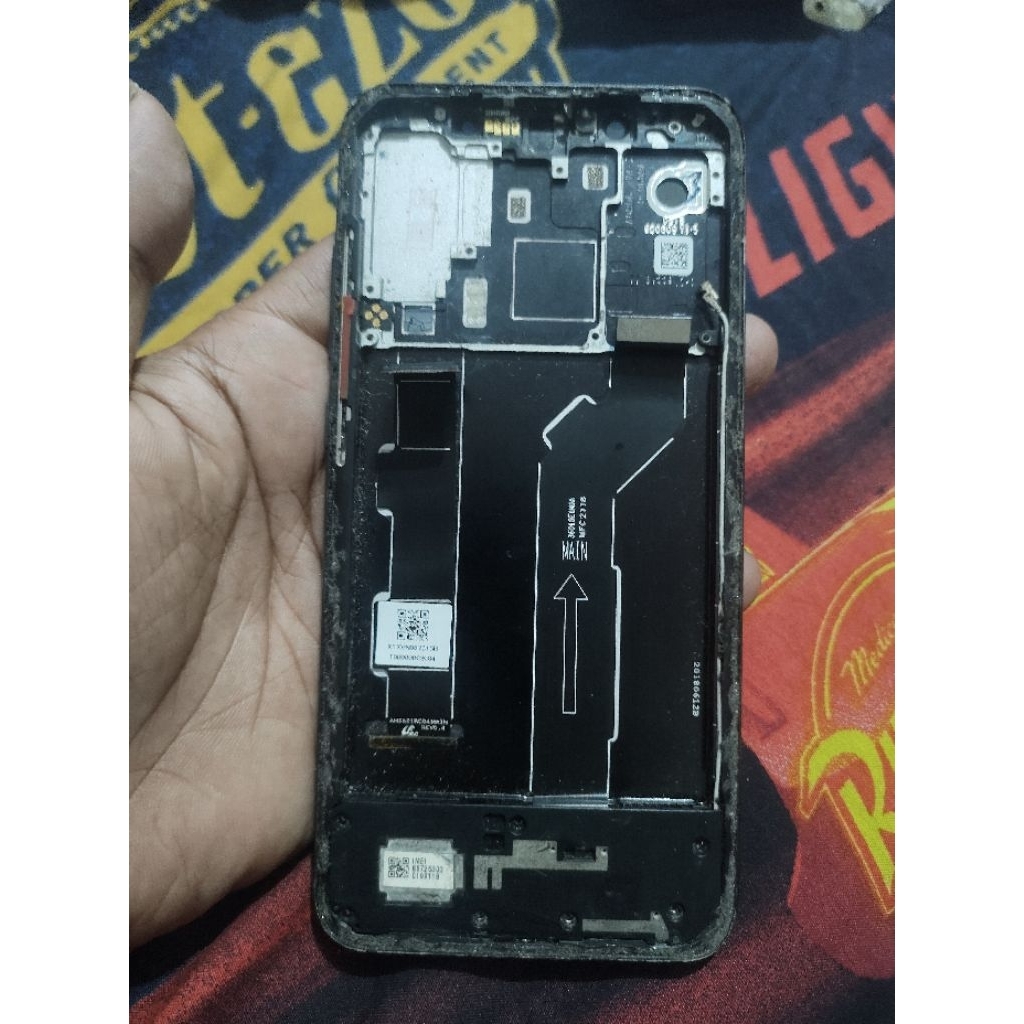 lcd+frame mi 8 ORI copotan