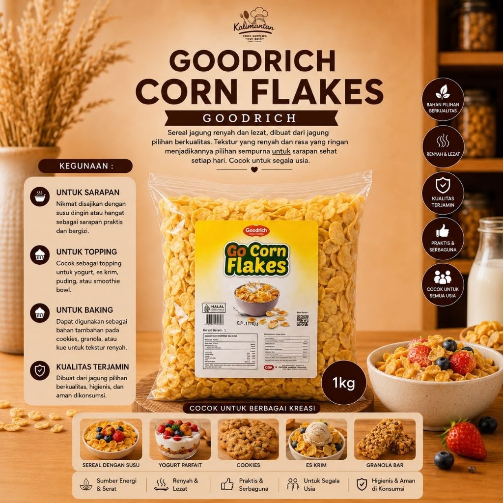 GoodRich Go Corn Flakes 1kg