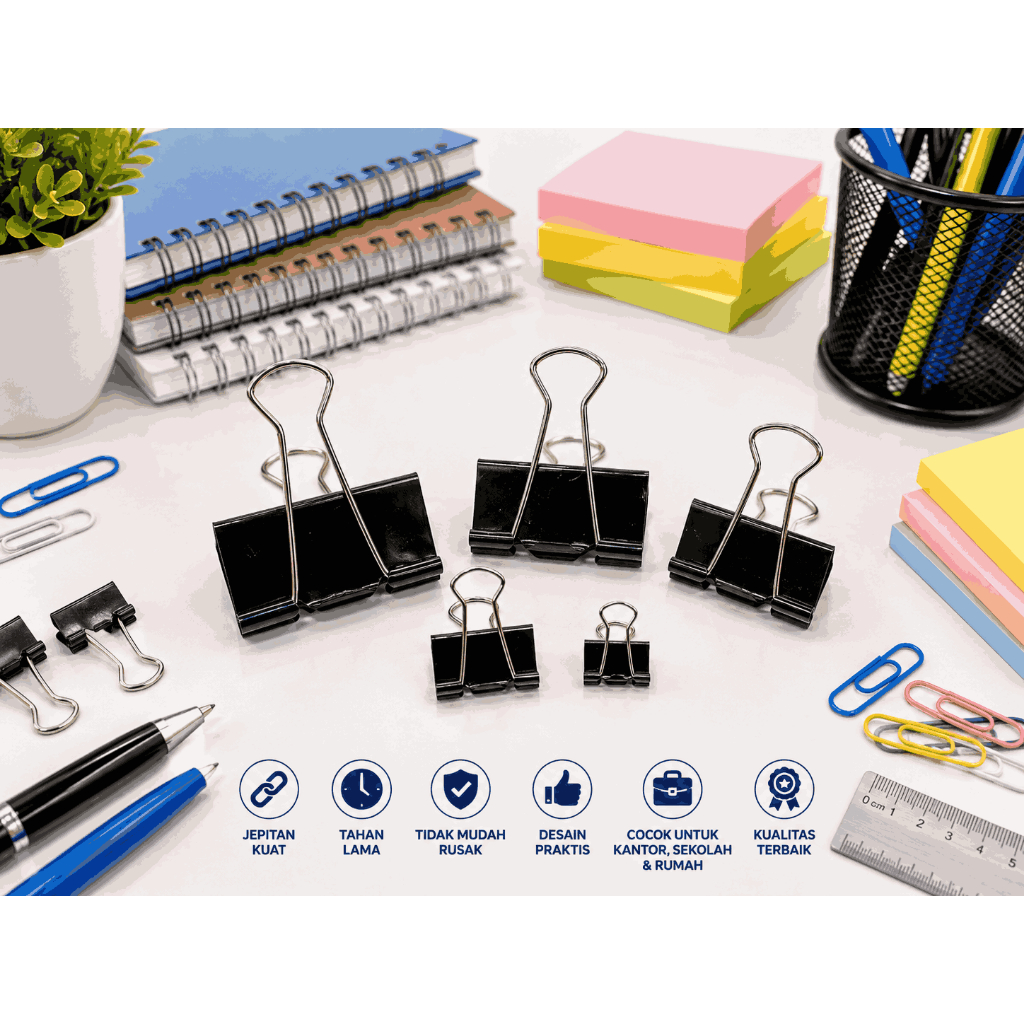 BINDER CLIP / CLIP KERTAS/ BINDER CLIP