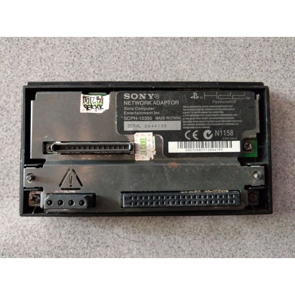 Network Adaptor Original Sony untuk PS2 Fat / PS2 Tebal