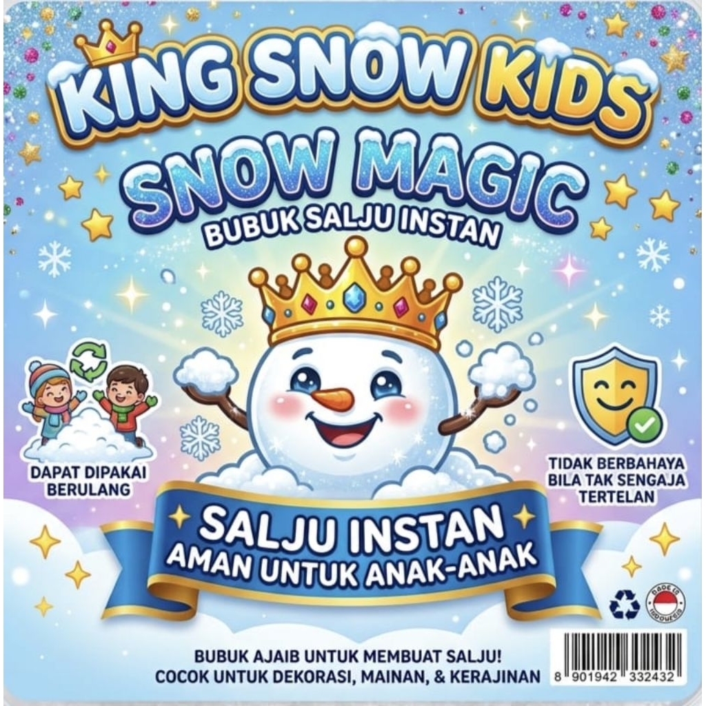 salju instant king snow kids