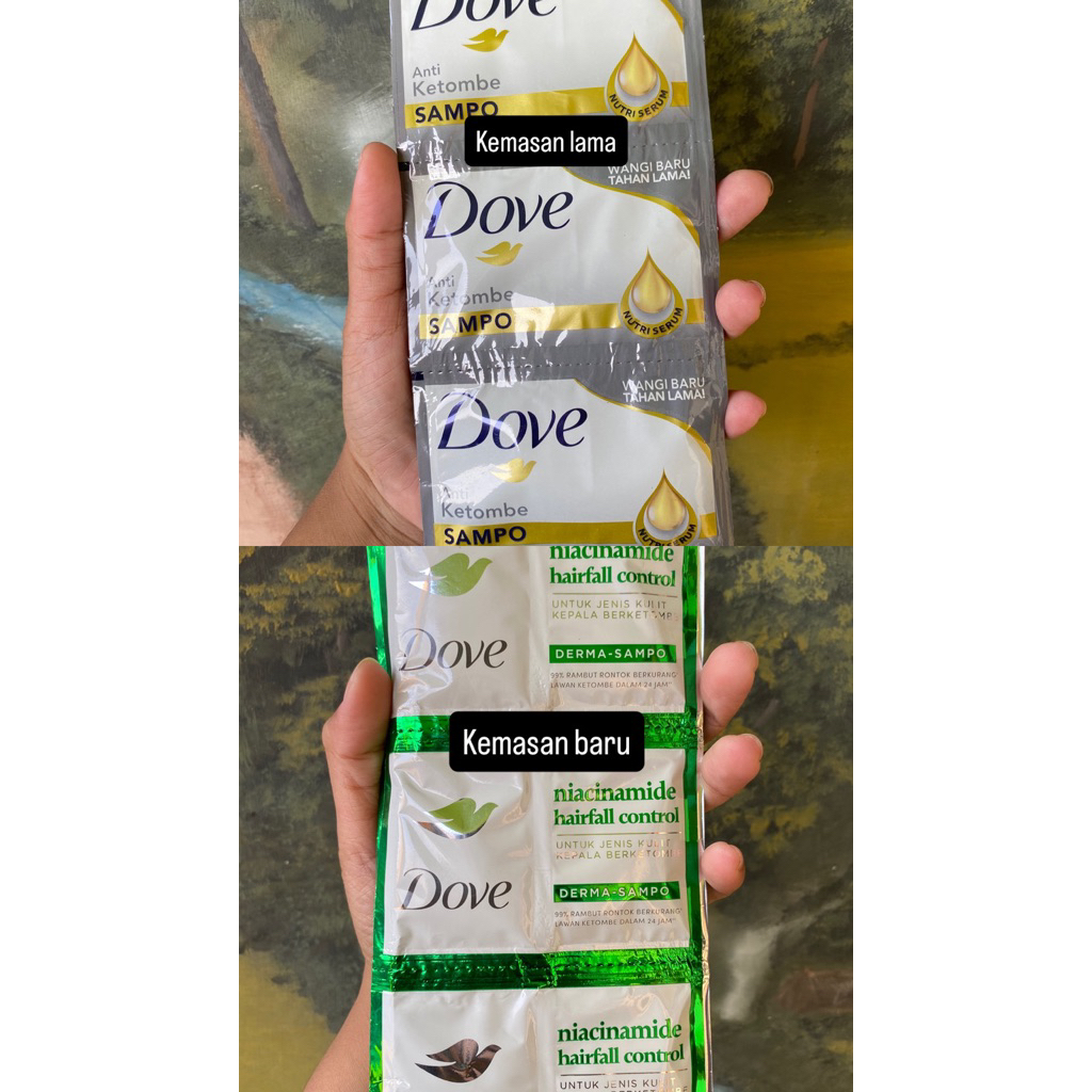 Sampo Dove Renceng Sampo Dove Sachet