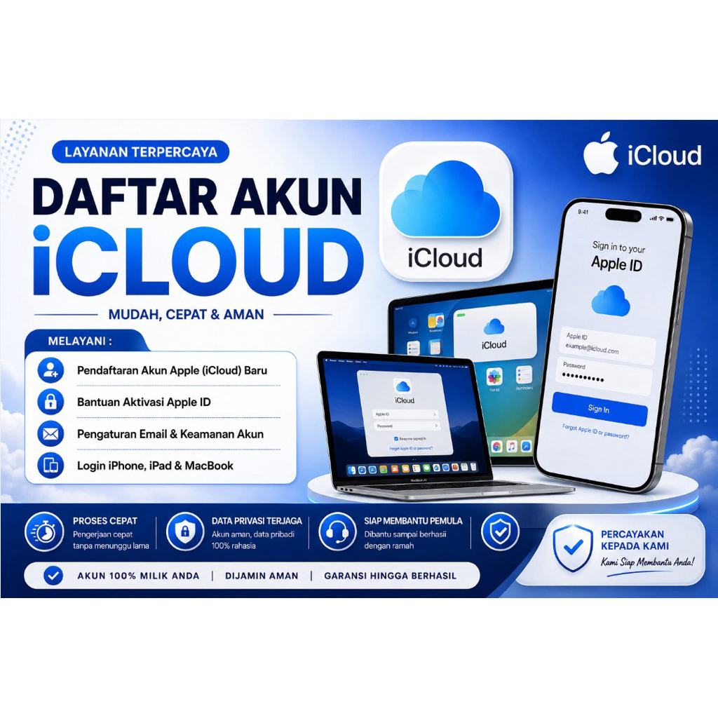 Daftar Akun Icloud PERMANEN