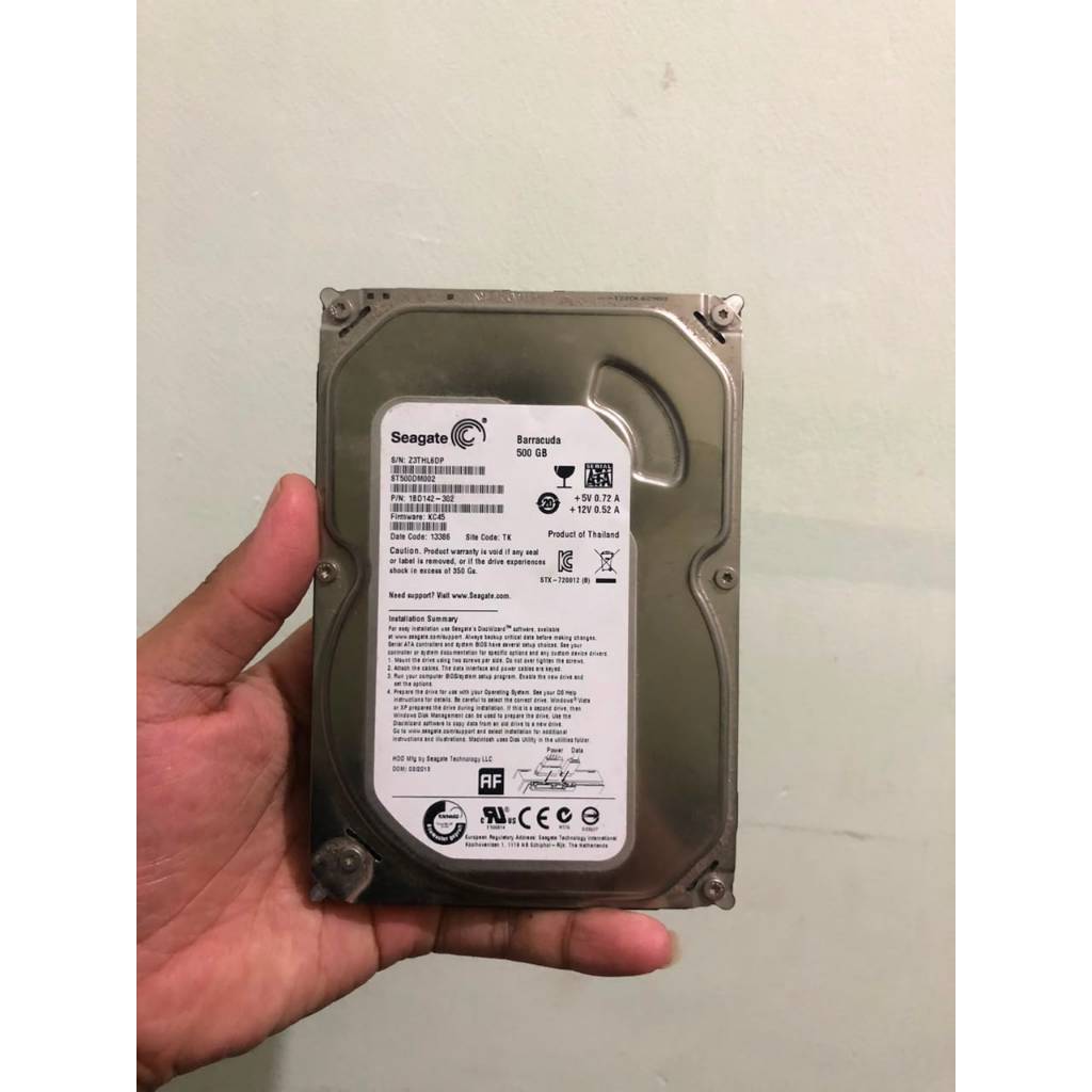 Hardisk Seagate Barracuda 500gb