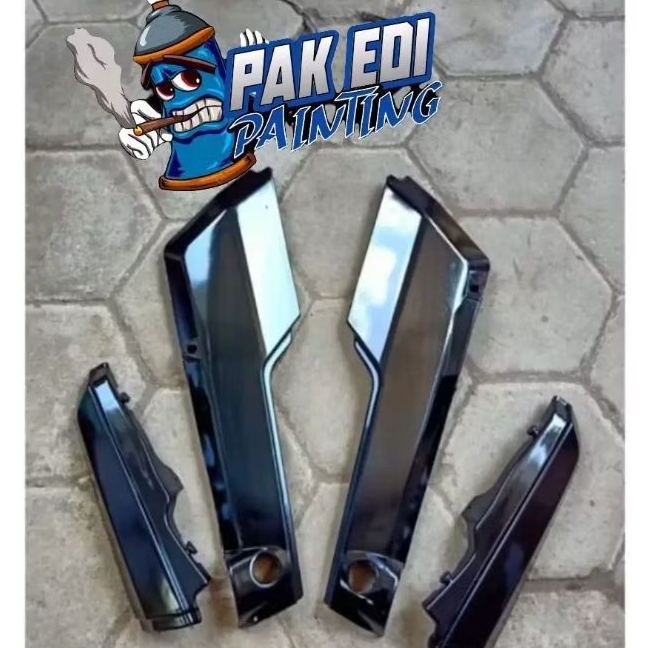 COVER BODY SET TUTUP AKI HONDA WIN 100 BODY SET WIN HITAM
