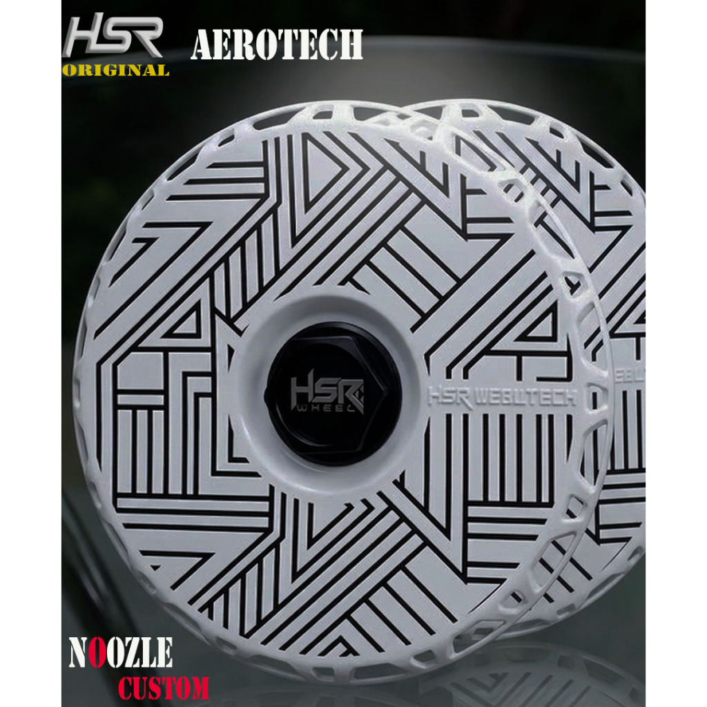 Aerotech HSR Untuk Velg Boafeo Dan Velg KLG Pelek Racing Berkualitas Tutup Dop Wheel Dop Velg Mobil 